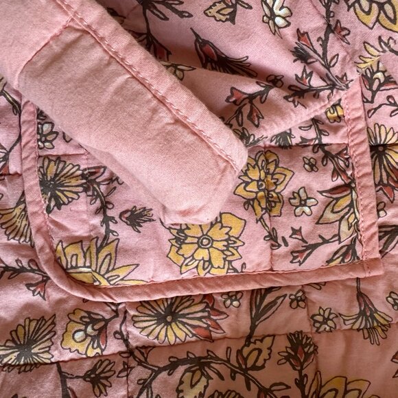 Free People Women's Dusk Combo Floral Quilted Chloe Jacket Size L  Chloe Jacket - Picture 3 of 4